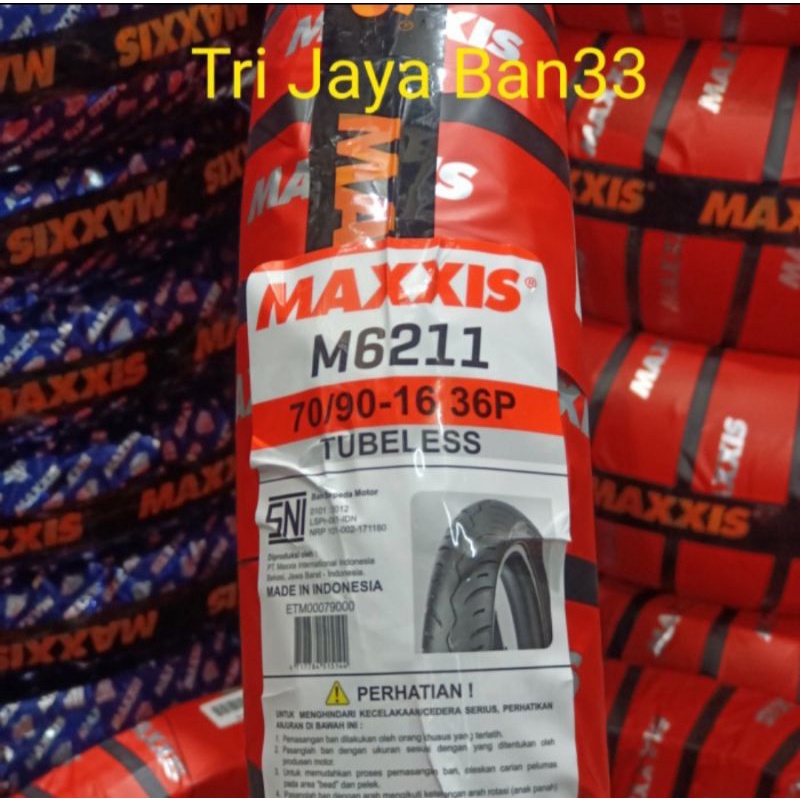 Ban Luar Maxxis 70/90 Ring 16 M6211 Tubeless. Ban Dpn Nouvo - Skywave
