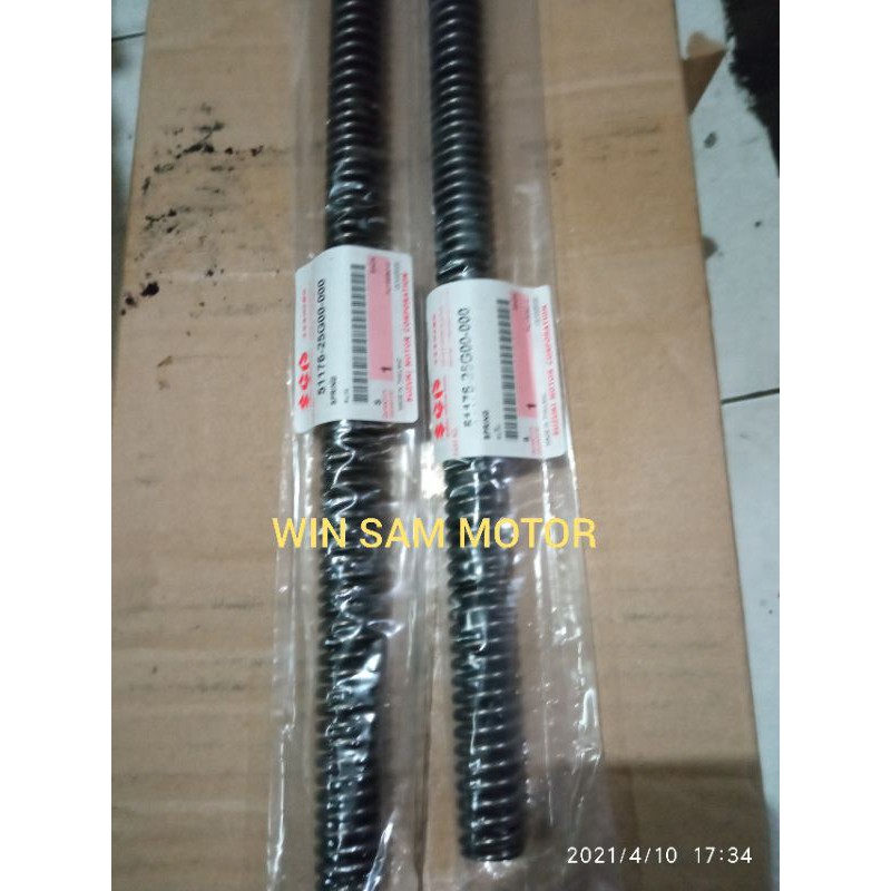 PER SHOCK DEPAN Suzuki Satria fu 150  old asli ORIGINAL SGP Harganya satu set ( 2pc)