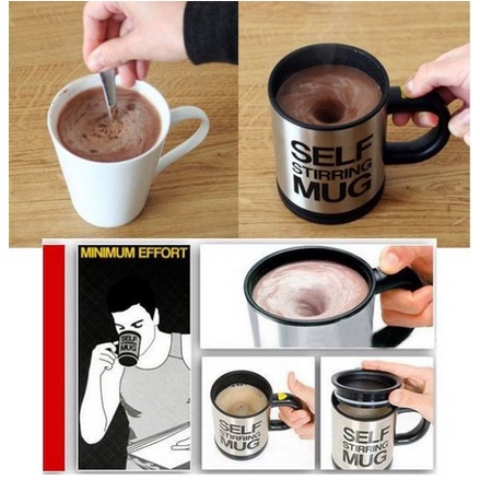 SB168 Gelas Aduk Otomatis Coffee Cup Automatic Self Stirring Mug