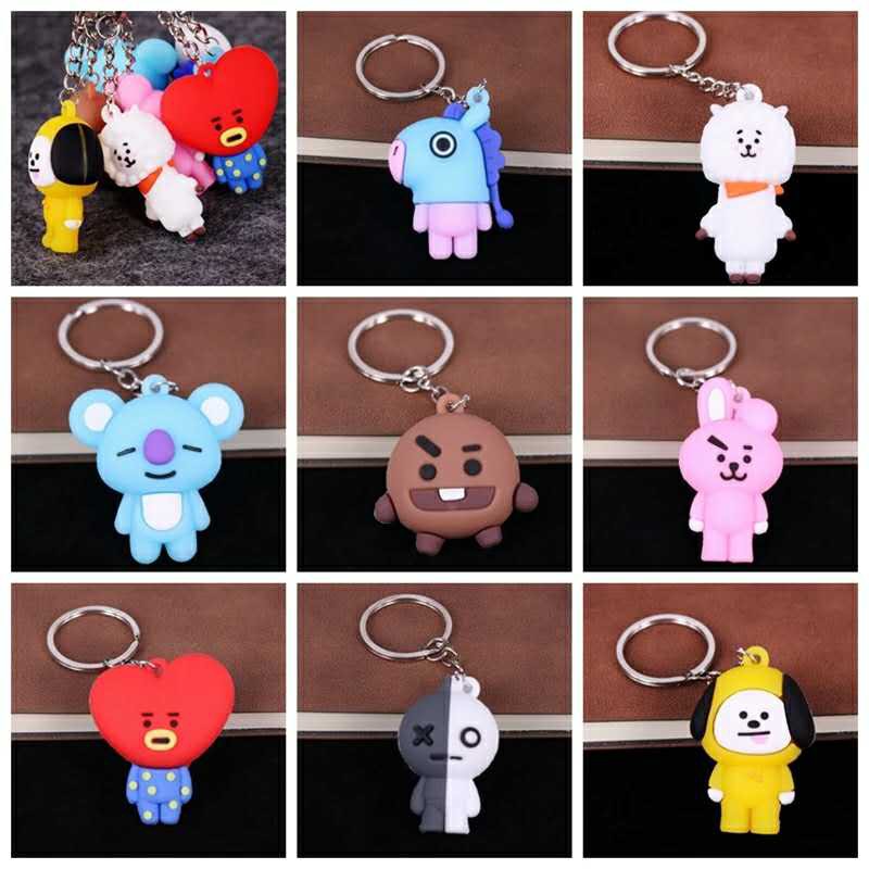  GANTUNGAN  KUNCI BTS BT21 KPOP POLOS BESAR GANTUNGAN  TAS  