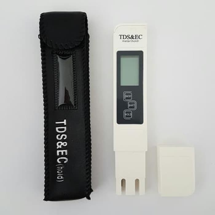 TDS EC Meter Digital untuk Hidroponik Tanaman Air Minum PPM Alat Ukur Kualitas Air