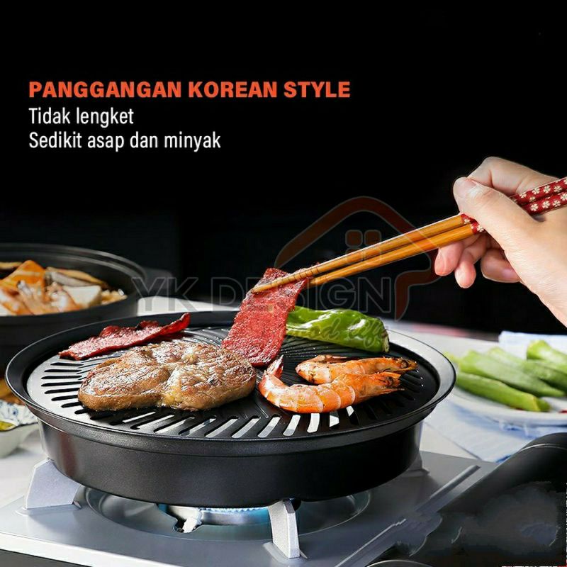 BBQ GRILL Round grill, Panggangan  grill BBQ, BBQ pemanggang 32 cm