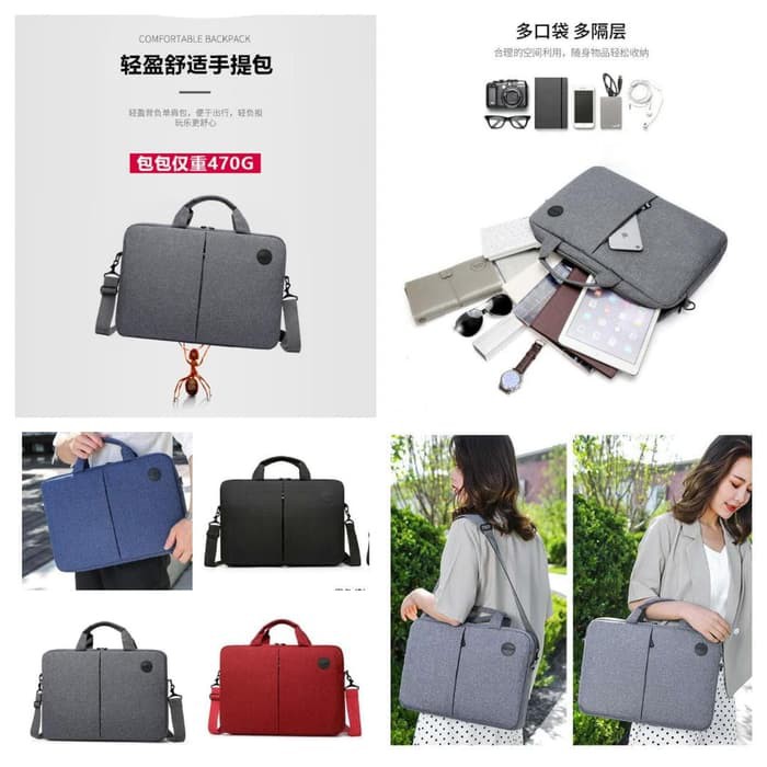 Tas Laptop Selempang / Notebook Softcase / Tas Kerja (YTL 03)