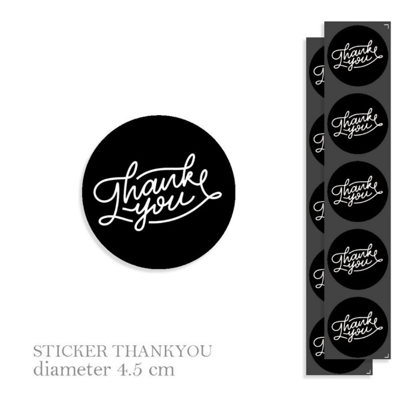 

LABEL STICKER THANKYOU - STICKER OLSHOP - STICKER BOX