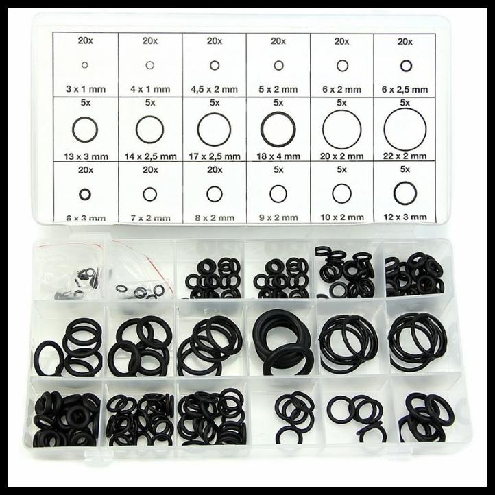karet o ring set 225 pcs oring seal set karet oring rubber