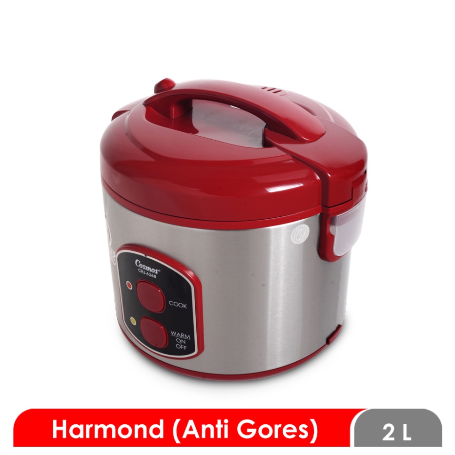 Rice Cooker Magic Com Cosmos CRJ-6368 / CRJ6368 / CRJ 6368 Harmond Kapasitas 2 Liter