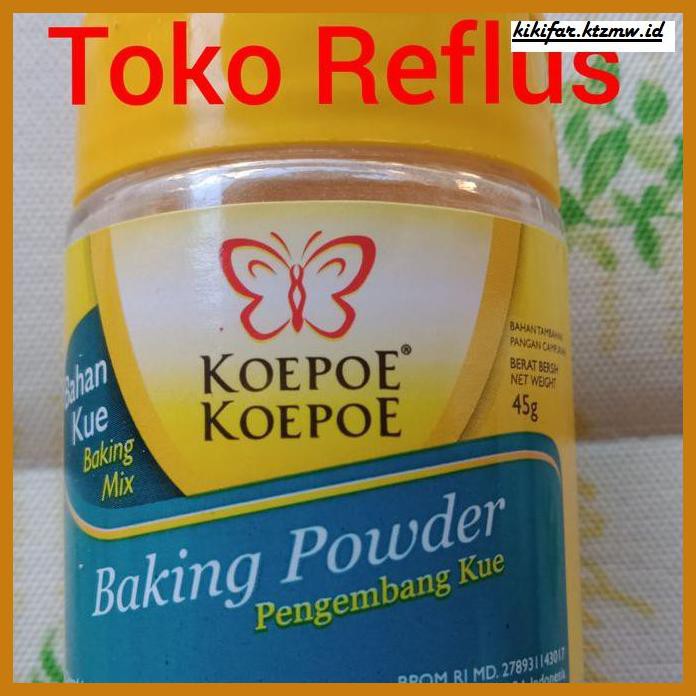 

Redwop-Gnikab- Baking Powder Koepoe-Koepoe 45 Gr -Hallall.