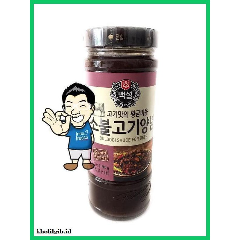 

gnidderdsaus- beksul korean bbq bulgogi sauce marinade- saus bumbu bbq- 500g -asliiiiii.