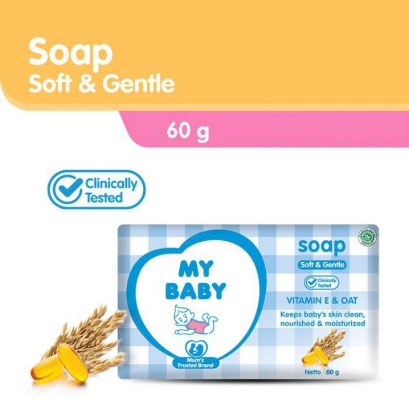 My Baby Bar Soap 60 gr My Baby Sabun bayi padat 60 gr