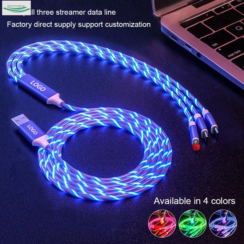 3 In 1 LED Fast Charging Cable