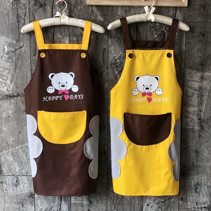 APRON CELEMEK MASAK ANTI MINYAK PREMIUM QUALITY MOTIF BEAR LUCU