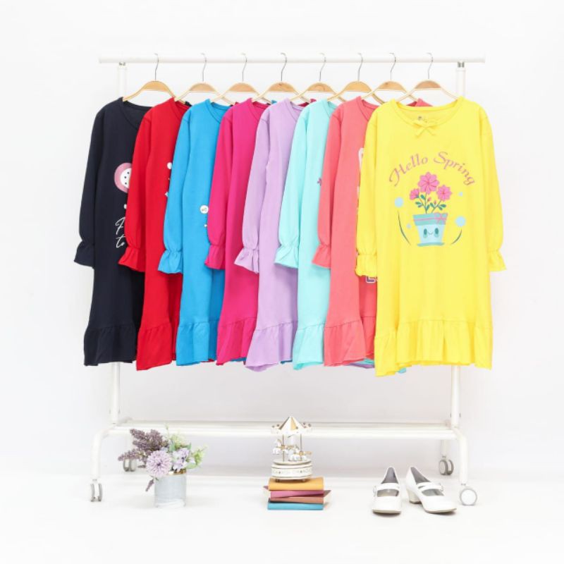 TUNIK ANAK CEWE / TUNIK ANAK JUNIOR / TUNIK MINI DOLPHIN 6-14TH