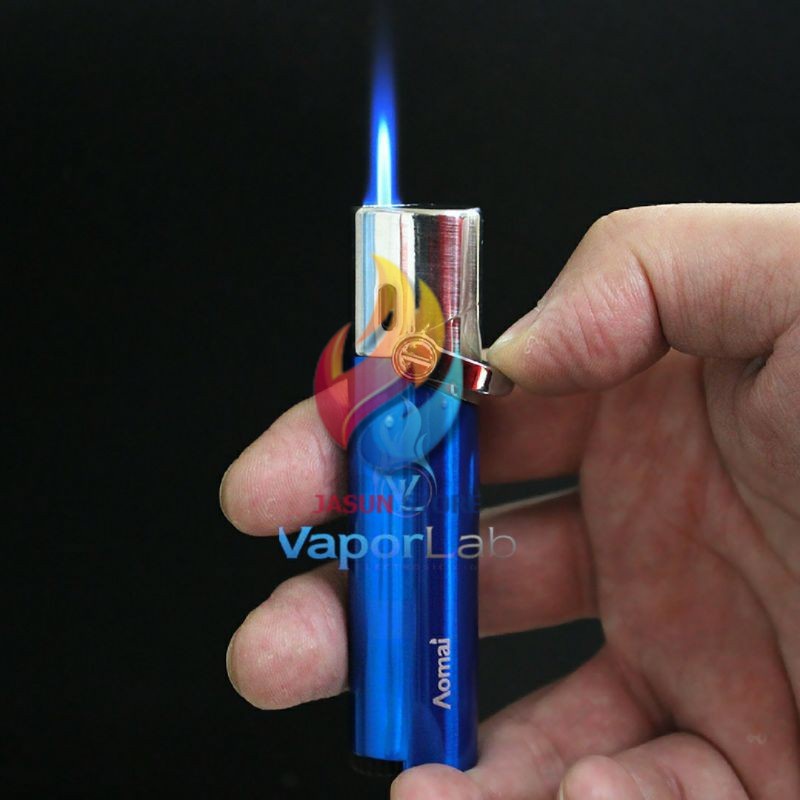 mancis korek api bara gas isi ulang AOMAI 7204 torch lighter unik