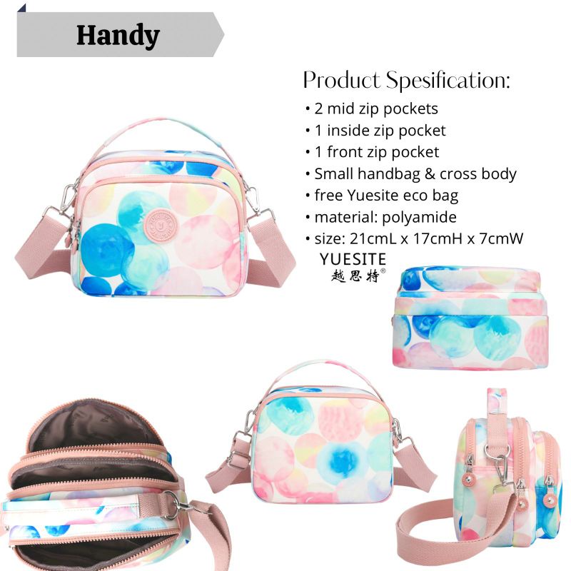 Tas wanita yuesite Handy original tenteng selempang cyutebags