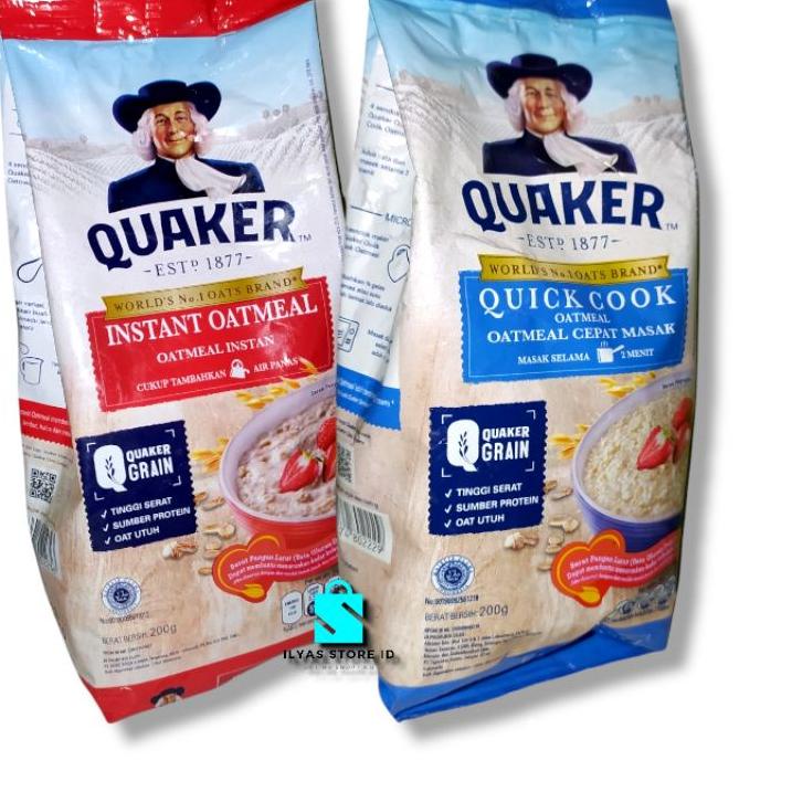 

ㅜ Quaker Instant Oatmeal// Quick Cook 200gram ⤴