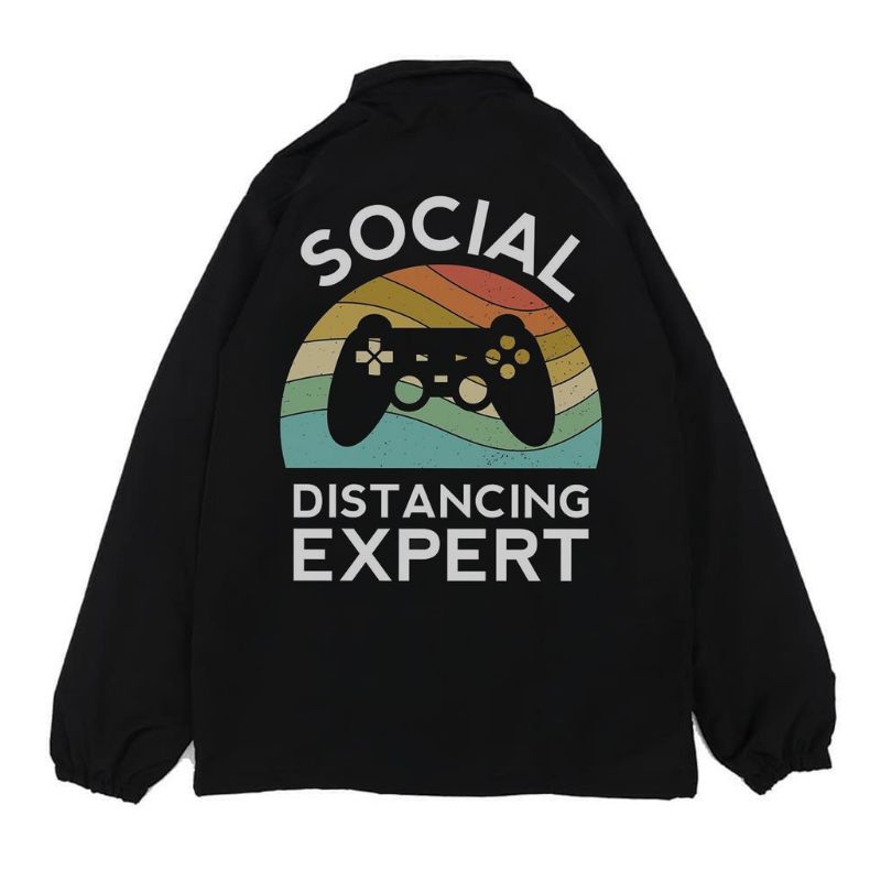 Jaket Coach Japan Social Distancing/ Jacket Coach Jepang / Jaket Coach Anime