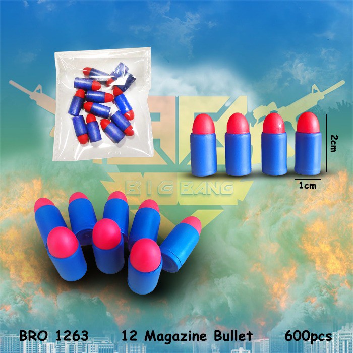 MURAH BRO1185 BRO1263 BRO1315 Peluru Busa Soft Bullet Pistol Pistolan Tembak Tembakan Mainan Anak BIGBANG