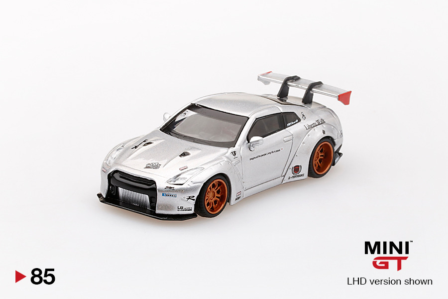 Mini GT 85 LB WORKS Nissan GT-R (R35) Magic Pearl