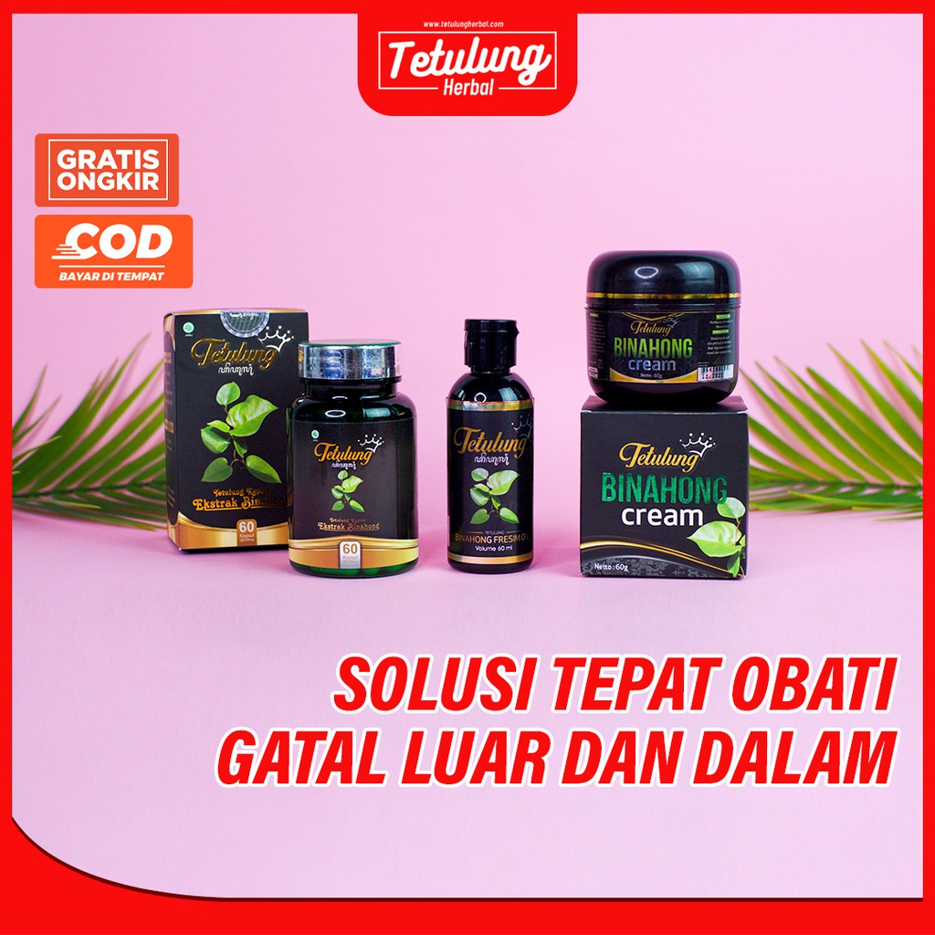 PAKET AMPUH OBATI GATAL DARI LUAR DALAM - 1 BOTOL KAPSUL 1 SALEP 60gr 1 FRESIM OIL 60ML [SUDAH BPOM]