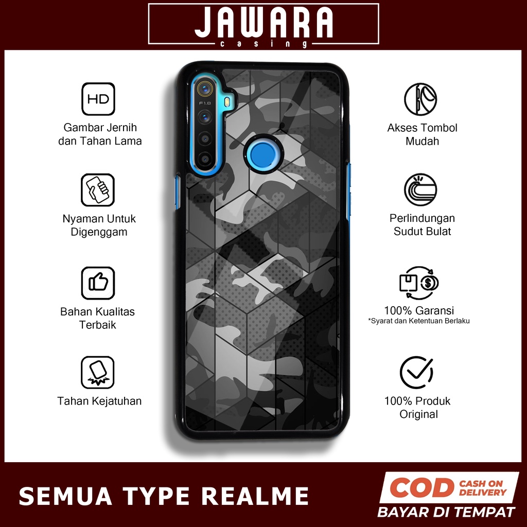 Case Realme 5 5i 5S Case Hp Realme 5 5i 5S Premium Glossy Jawara Casing [SLDR] Casing Hp Aesthetic K