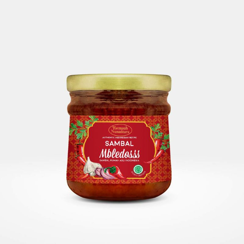 

Sambal Mbledosss 120gr