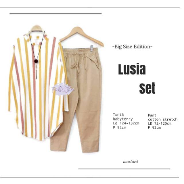 SETELAN MUSLIM LUSIA BY TABITHA/SETELAN MURAH KECE KEKINIAN