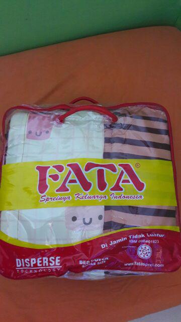 Fata - Bed Cover Set Motif Black Forest Ukuran Single 120x200