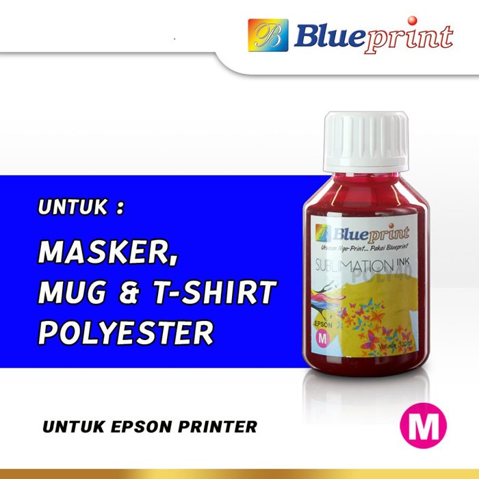 Blueprint Tinta Sublim 100 ml Sublimation Ink Printer Epson