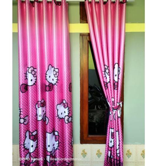 GORDEN BLACKOUT IMPORT KARAKTER HELLO KITTY.GORDEN JENDELA / PINTU .SEMOKRING 12 RING 6 GELOMBANG (A