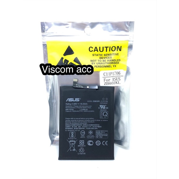 baterai asus max pro m1 zb602kl c11p1706 original