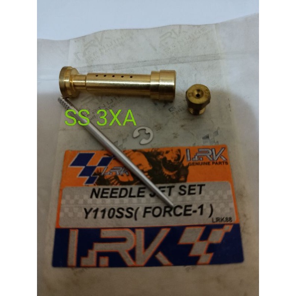 needle jet nidel rumah tempat kedudukan jarum main jet 130 carbu karbu force one zr f1zr BMparts