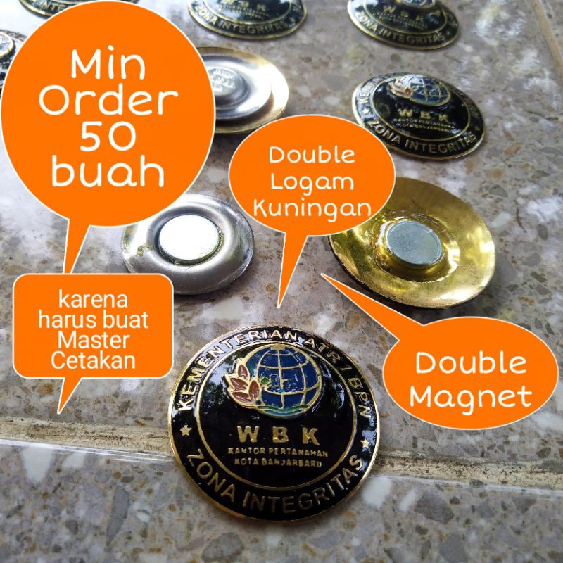 Pin WBK WBBM CUSTOM Sesuai keinginan Anda