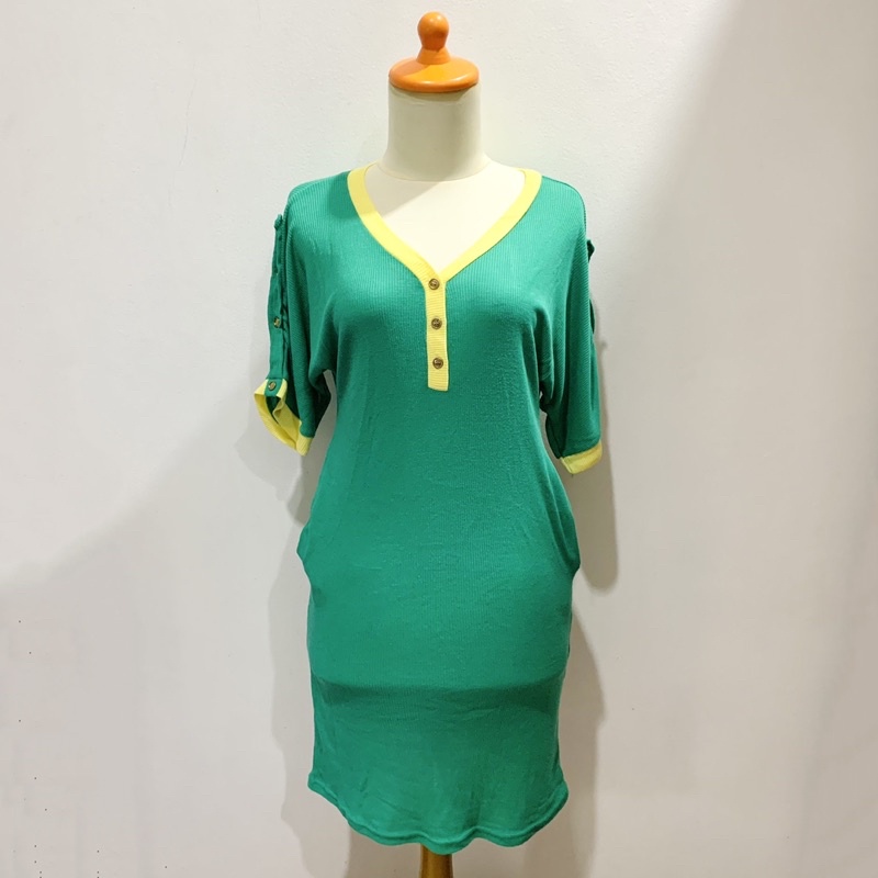 DRESS WANITA (PRELOVED) BUTTON DRESS