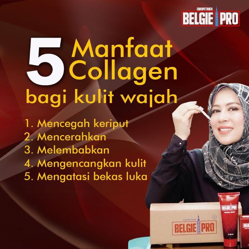 Skincare Facial wash dan serum Wash Anti Aging BELGIO PRO Perawatan Wajah 100% original