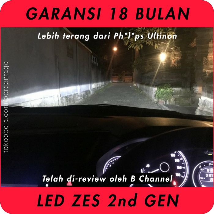 Headlamp LED E3 ZES H4 Lebih Bagus dari X3