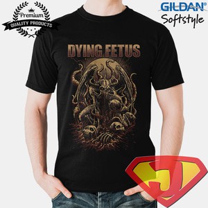 Kaos Band Black Metal Pria /  Original Gildan - DYING FETUS