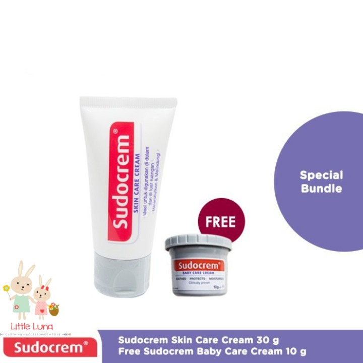 Sudocrem Skin Care Cream 30gr FREE Sudocrem Baby Care Cream 10gr
