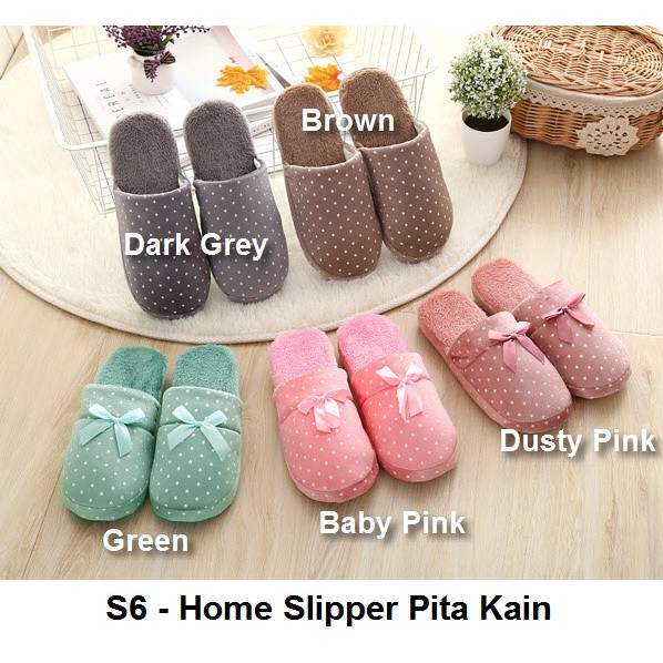 S6 Sendal Rumah Sandal  Kamar Home Slipper Slippers Bulu  