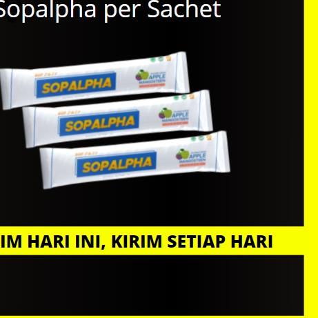 ♜ SOPALPHA BIOBOOST ECERAN PER 1 SACHET HALAL SOP ALPHA BIO BOOST SACET ECER SOPALPA SOPALFA ALFA SO