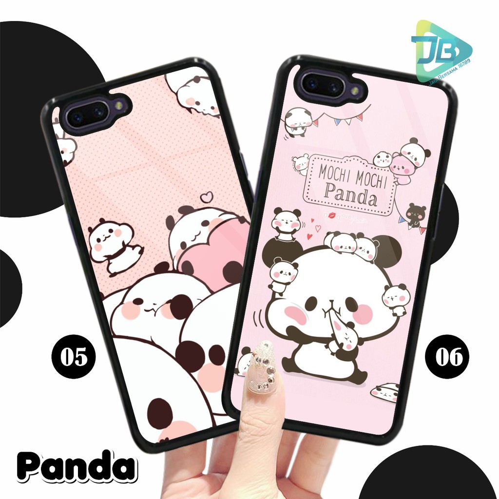 HARDCASE 2D GLOSSY PANDA OPPO VIVO XIAOMI SAMSUNG REALME IPHONE ALL TYPE JB4670