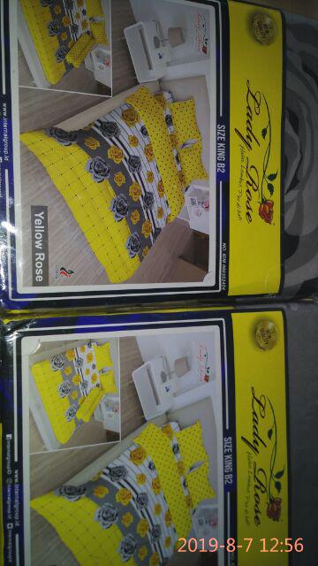 Sprei Lady Rose Yellow Roses 180x200