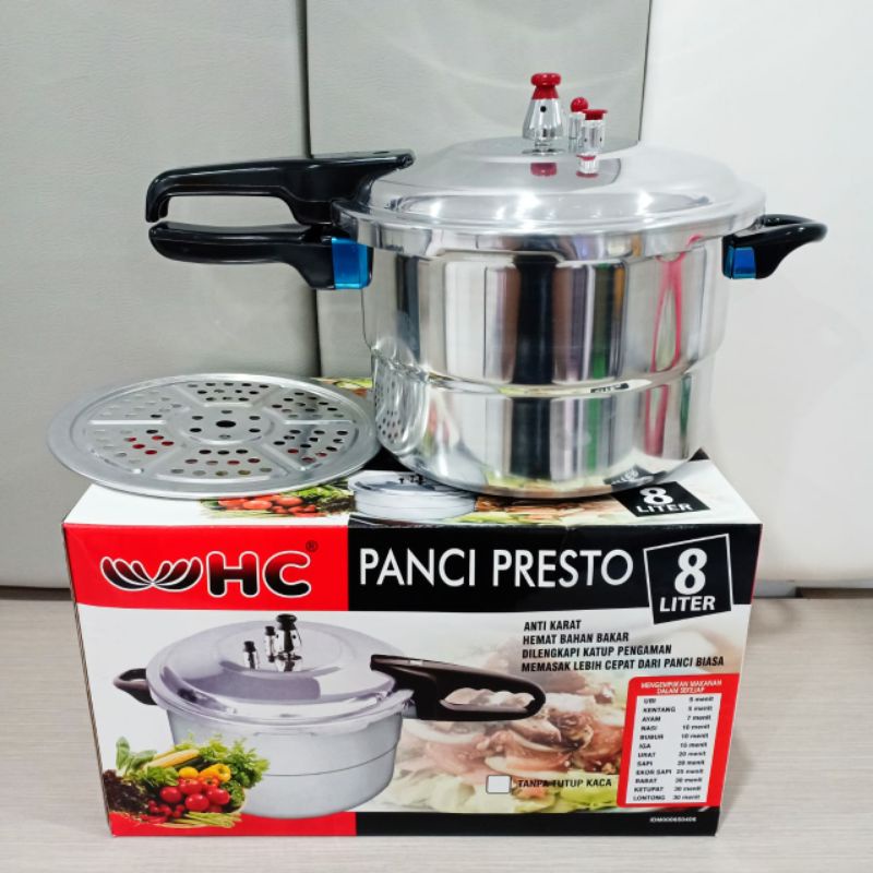 Panci Presto  8L 24cm, New Viva12L