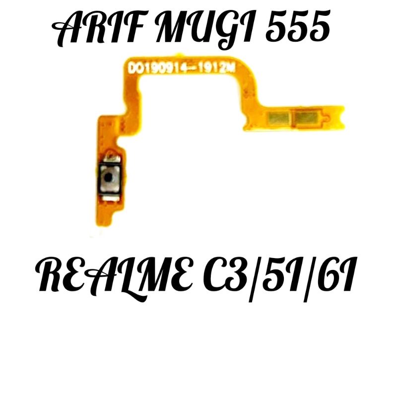 FLEXIBEL FLEXIBEL TOMBOL ON OFF REALME 5I ORIGINAL