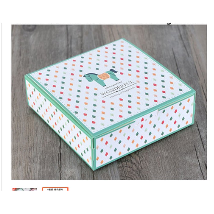 

JGO box kotak motif horse / Gift Box Import Dus Design Ready Stock