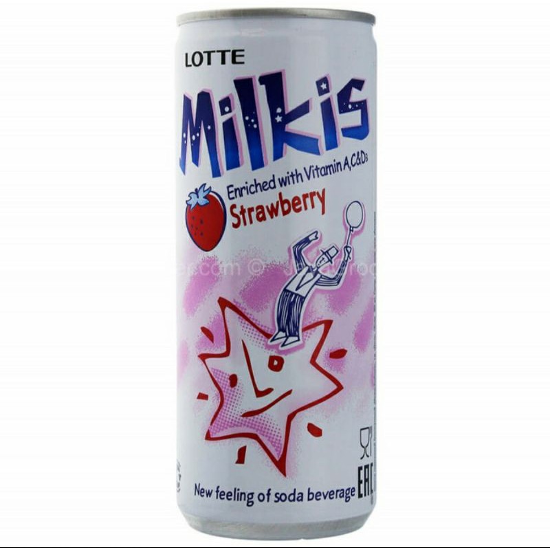 

Lotte Milkis Rasa Strawberry 240 ml