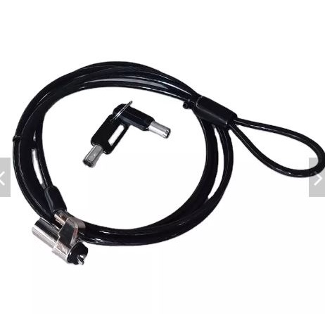 Kunci pengaman NB 3x5mm 1.8m cable sling keys for dell laptop LU-195 LU195 - security lock 1.8 meter