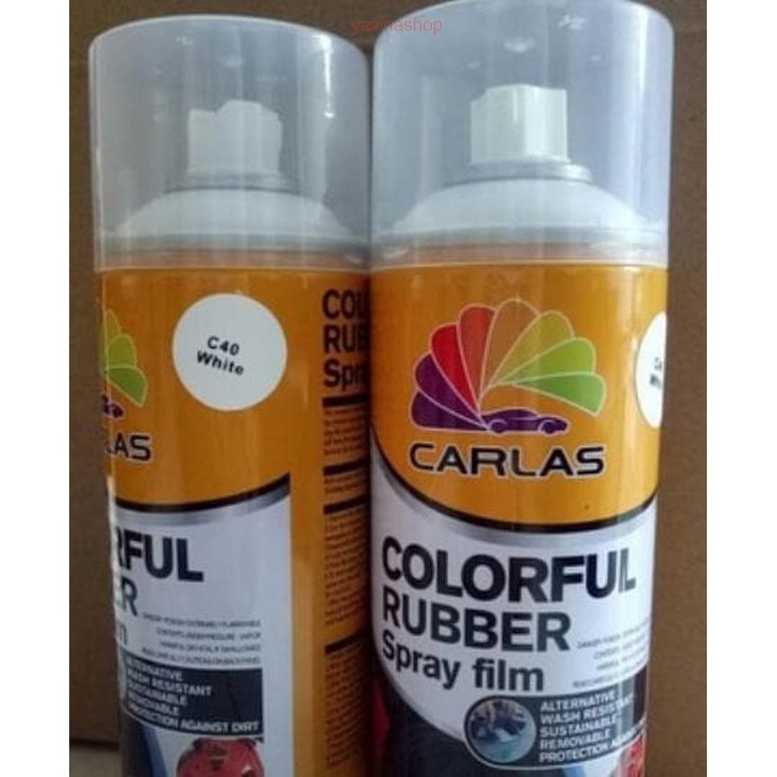 Jual CARLAS RUBBER PAINT White CARLAS C40 Putih Doff Shopee Indonesia