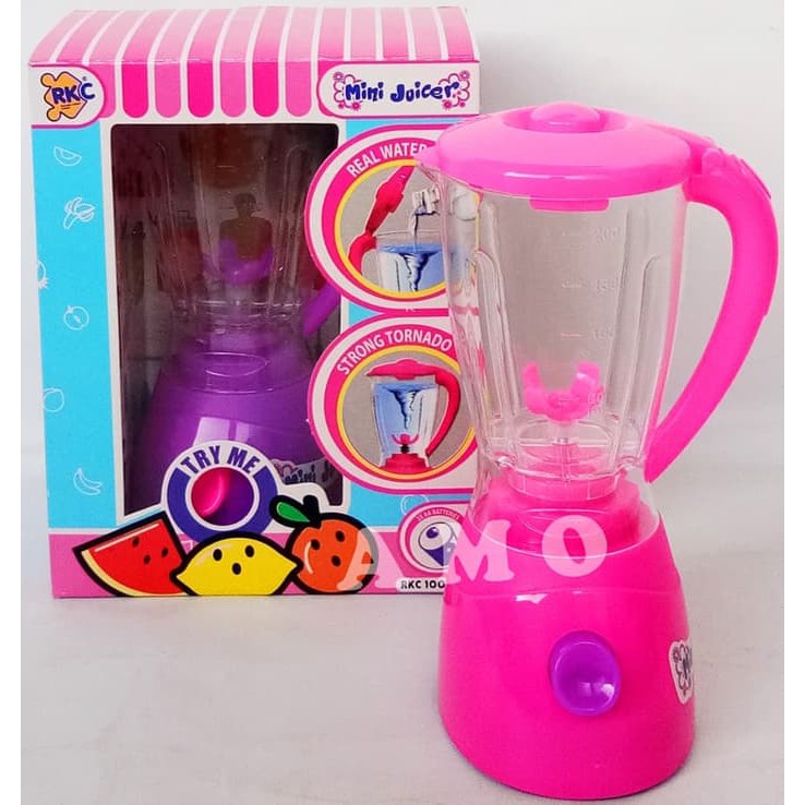 Stevannietoys MINI JUICER BLENDER RKC10003-1/ Mainan ANak Masak Masakan Mini Juicer Blender Anak Murah