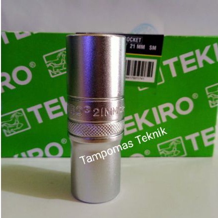 Mata Sok Panjang 21mm Tekiro DR.1/2" Tekiro Kunci Sok 21mm Deep Wall Socket