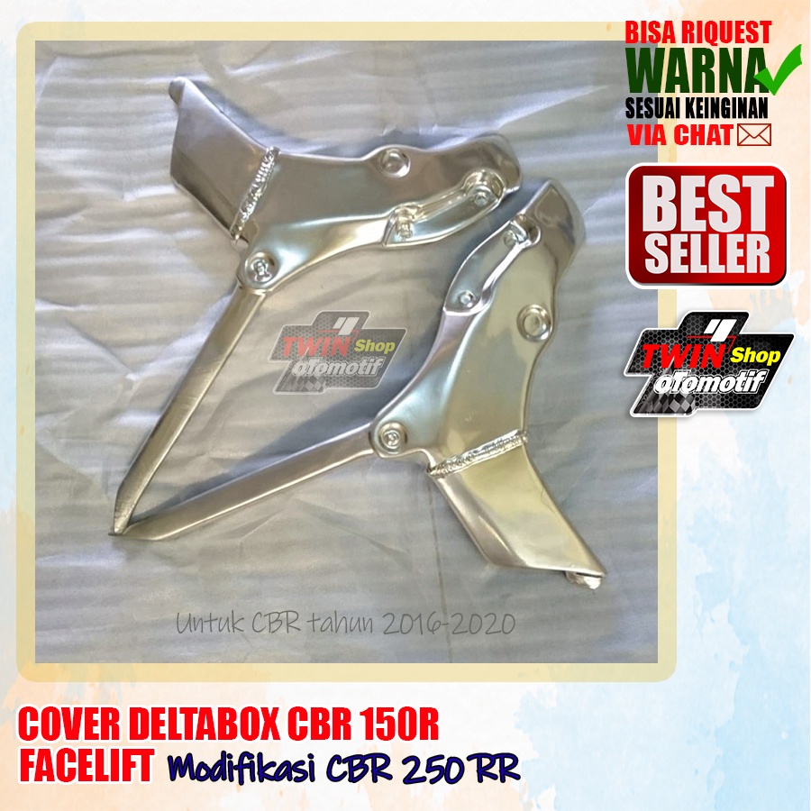 COVER DELTABOX CBR 150R FACELIFT MODIFIKASI CBR 250RR, COVER DELTABOX CBR MERAH
